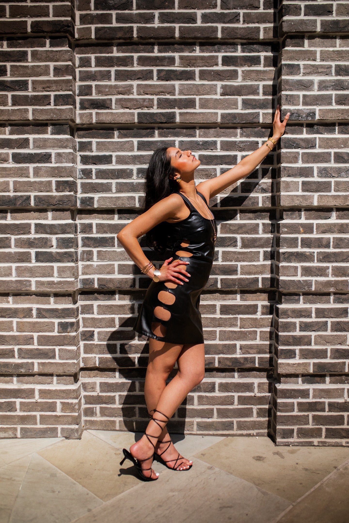 Jheez Midnight Allure Cut-Out Dress