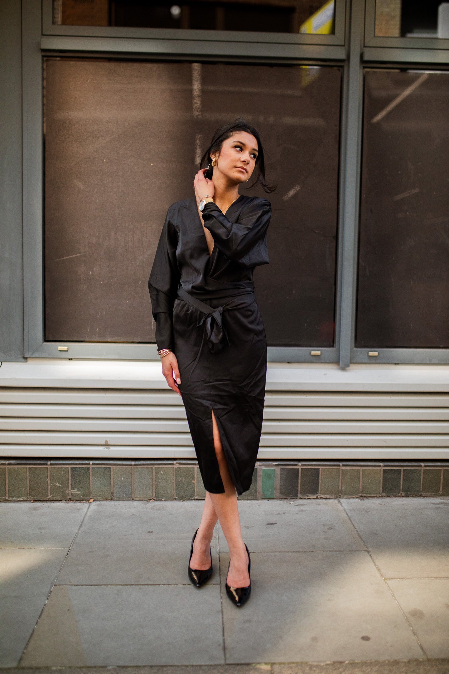 Jheez Golden Hour Wrap Dress