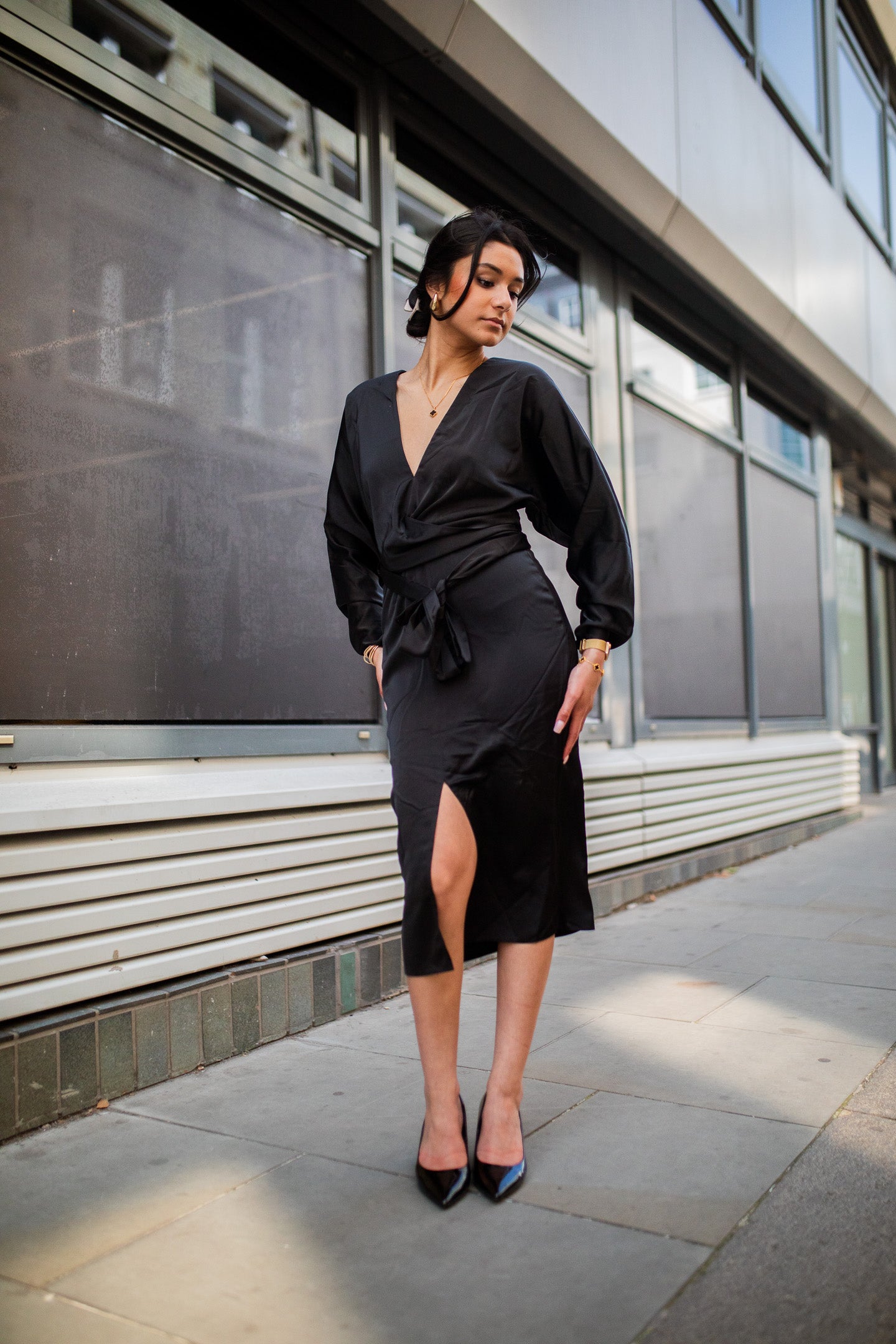 Jheez Golden Hour Wrap Dress