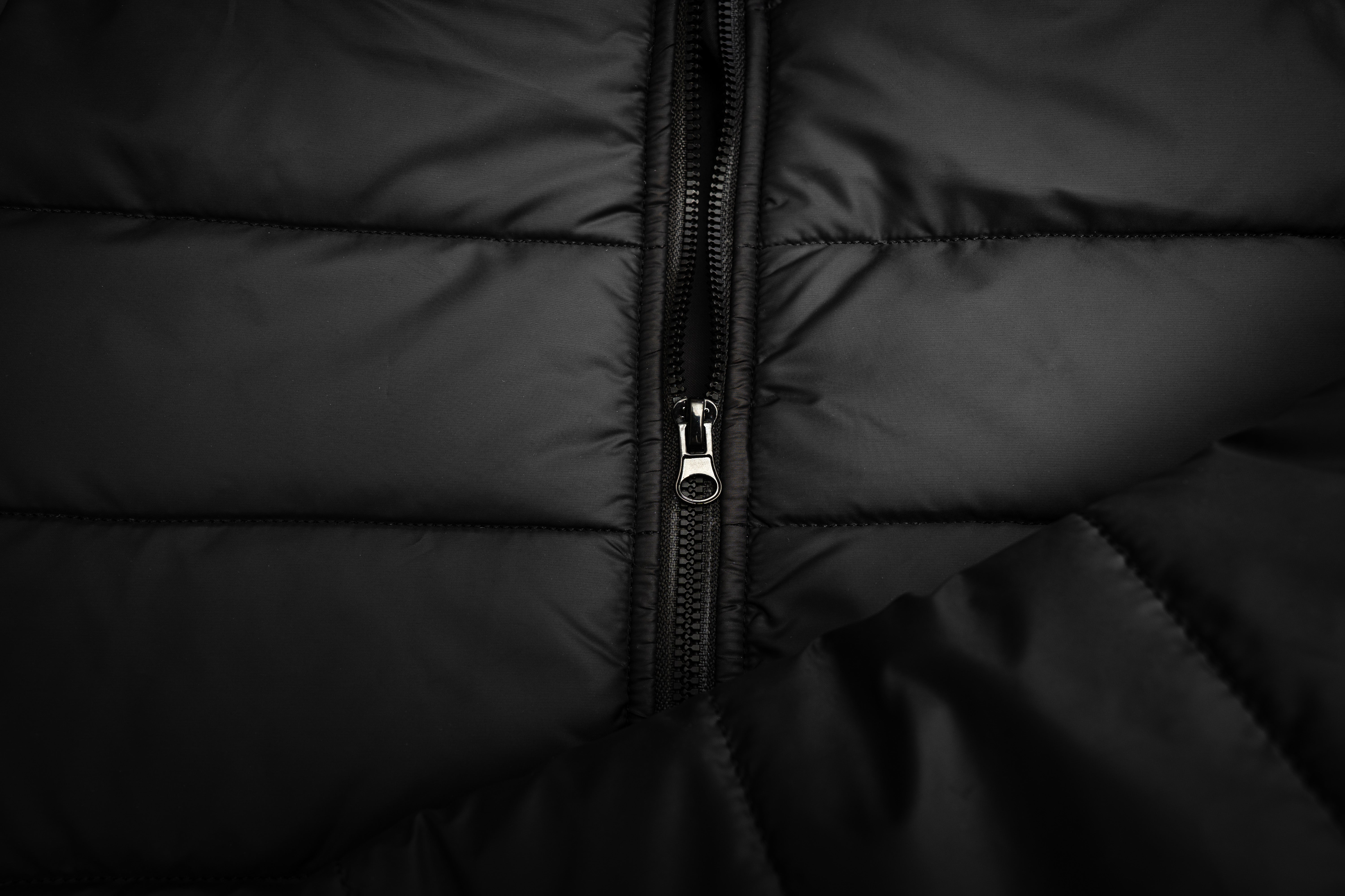 Jheez Black Puffer Coat