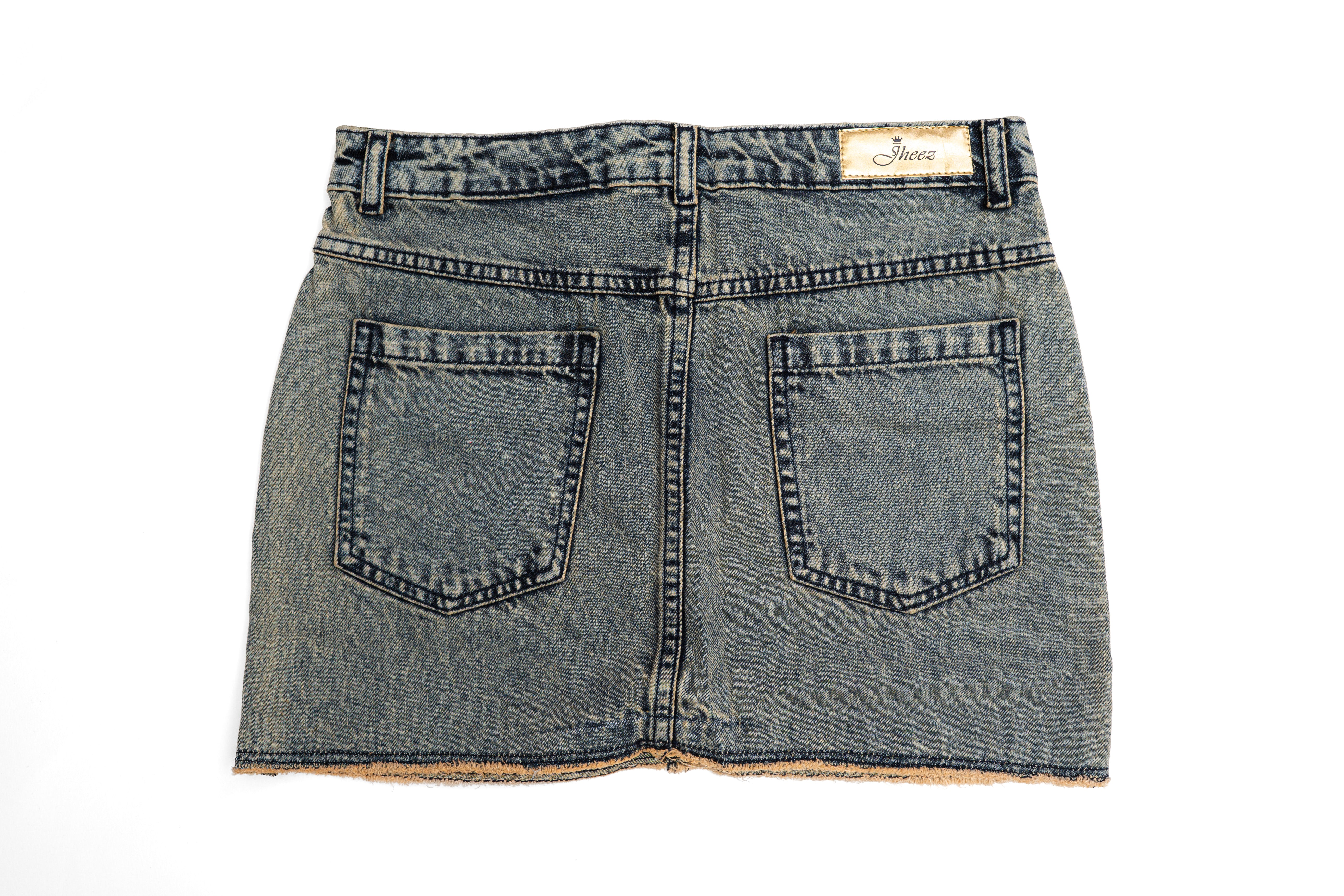 Jheez Blue Denim Skirt