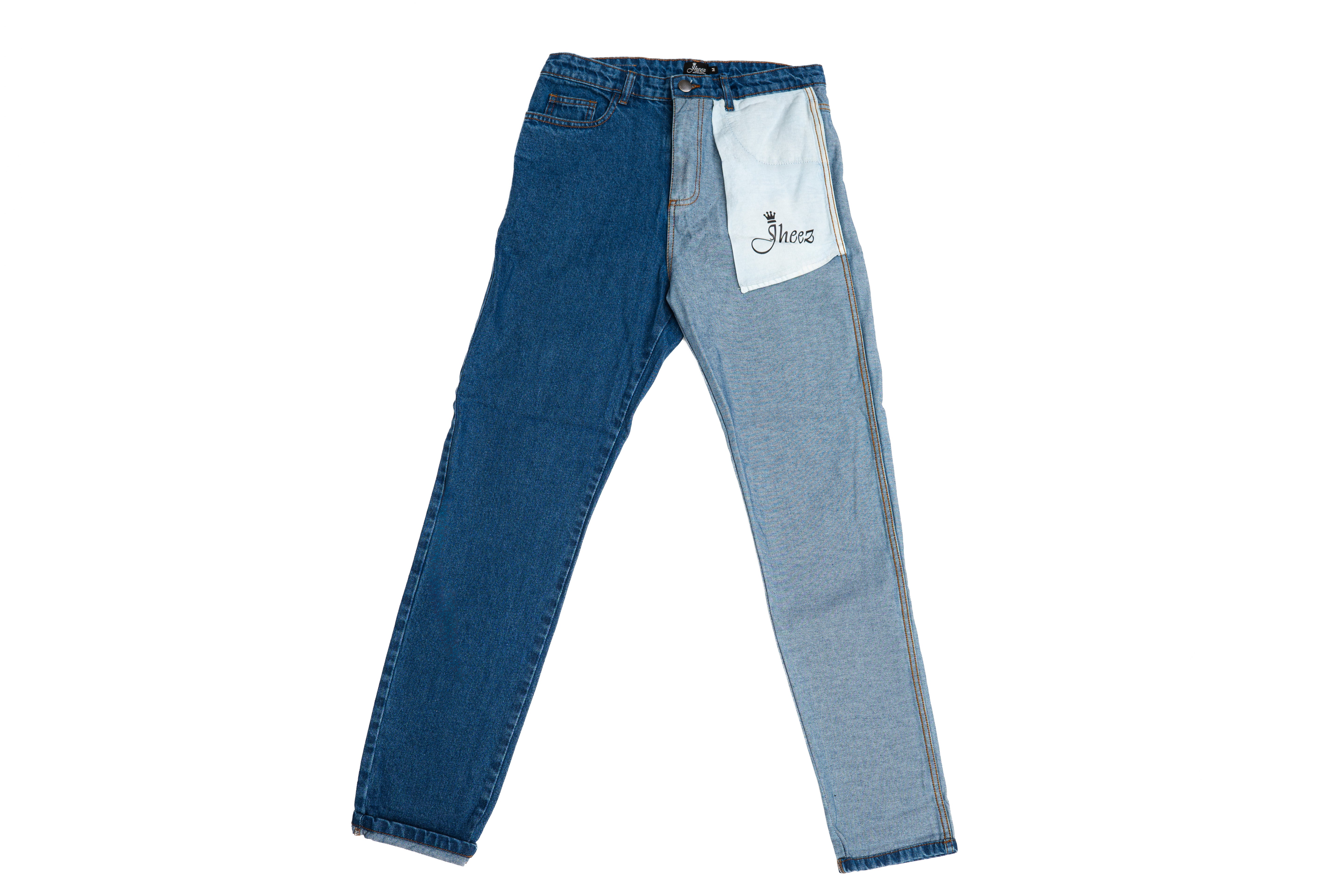 Jheez Reverse Denim Jeans