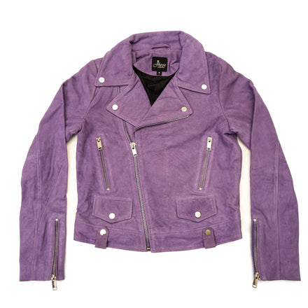 Jheez Purple Reign Biker Jacket