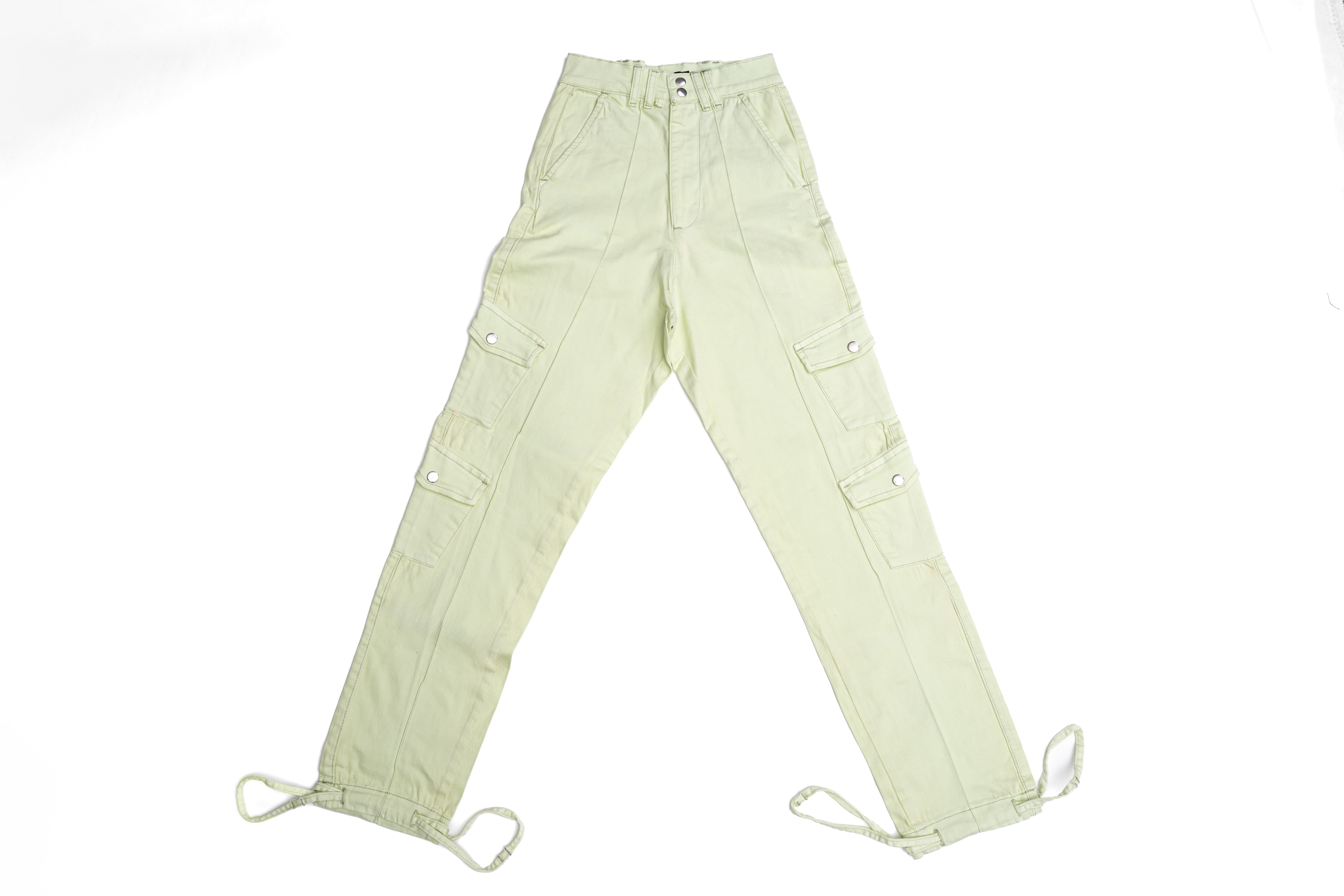 Jheez Iconic Mint Cargo Trousers