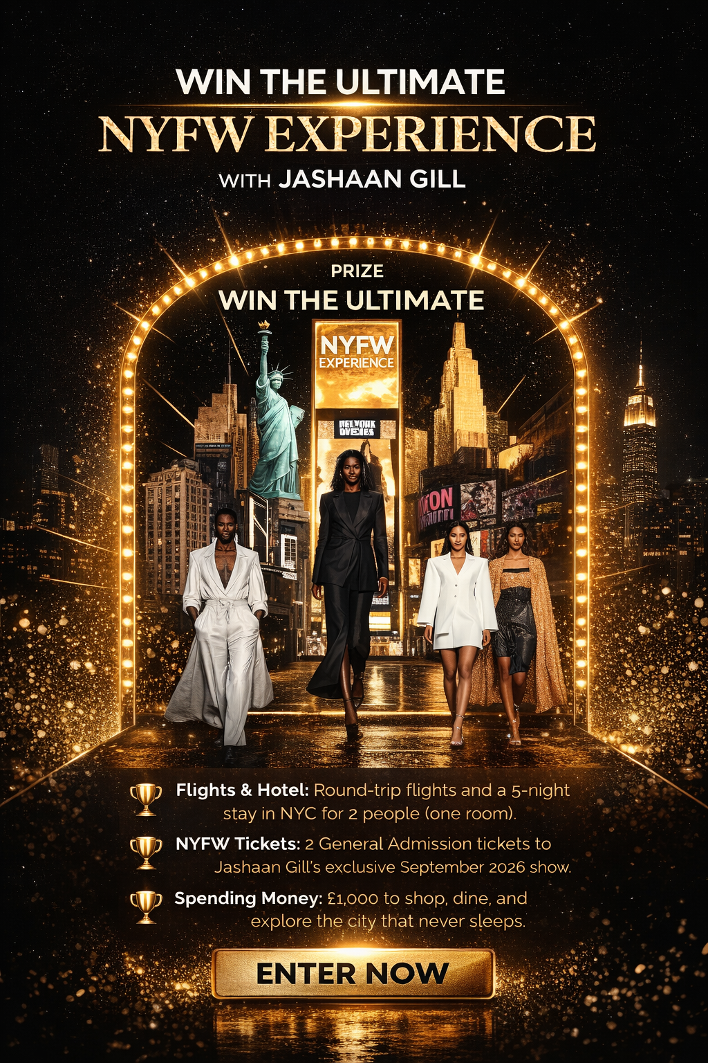 Win the Ultimate NYFW Experience with Jashaan Gill!