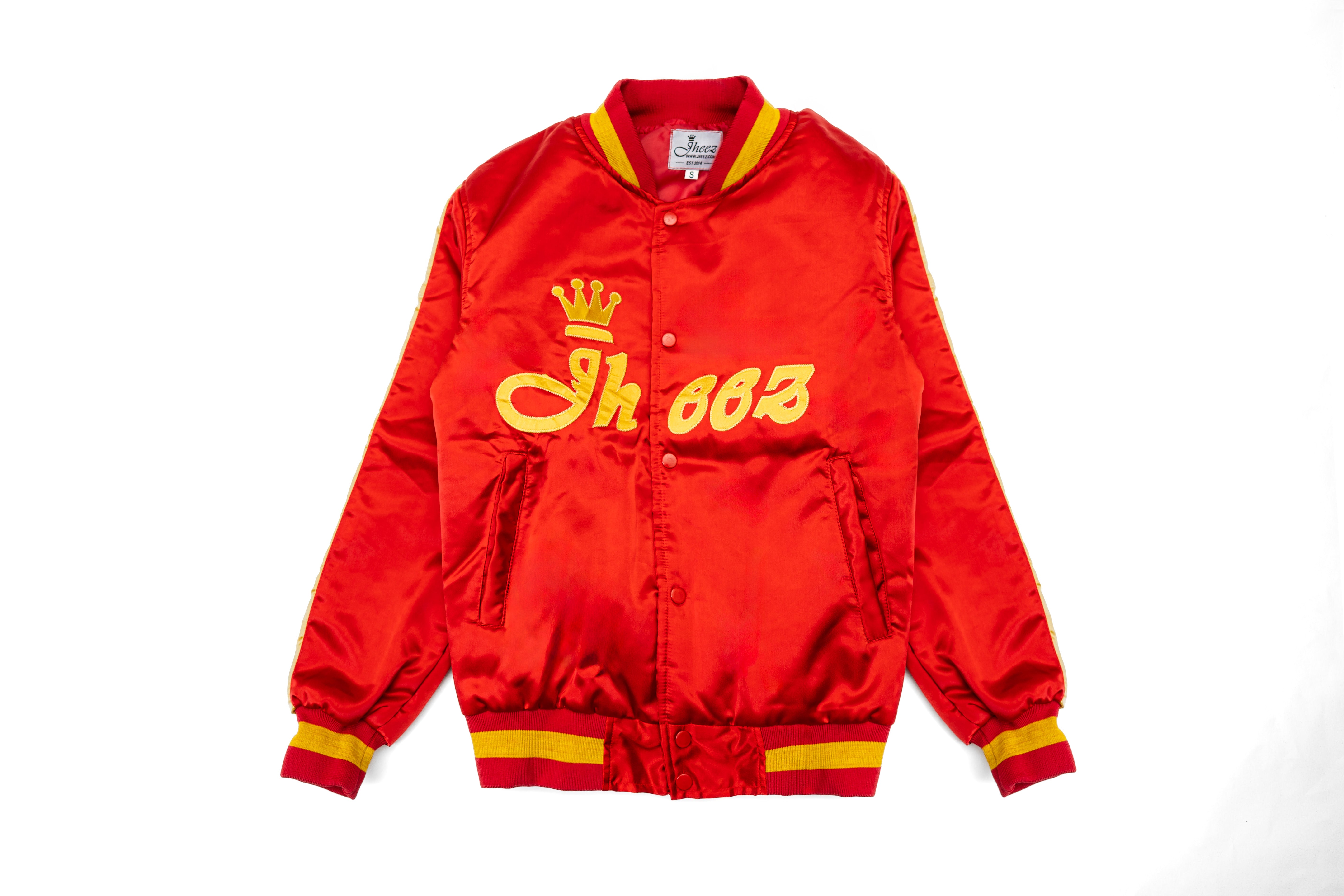 Jheez Red Satin Jacket