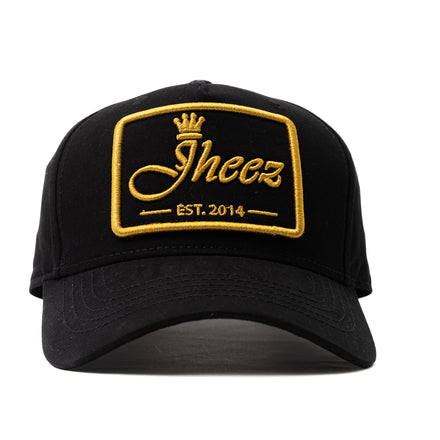 Jheez Black And Gold Cap