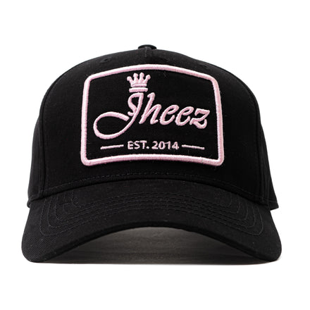 Jheez Black And Pink Cap