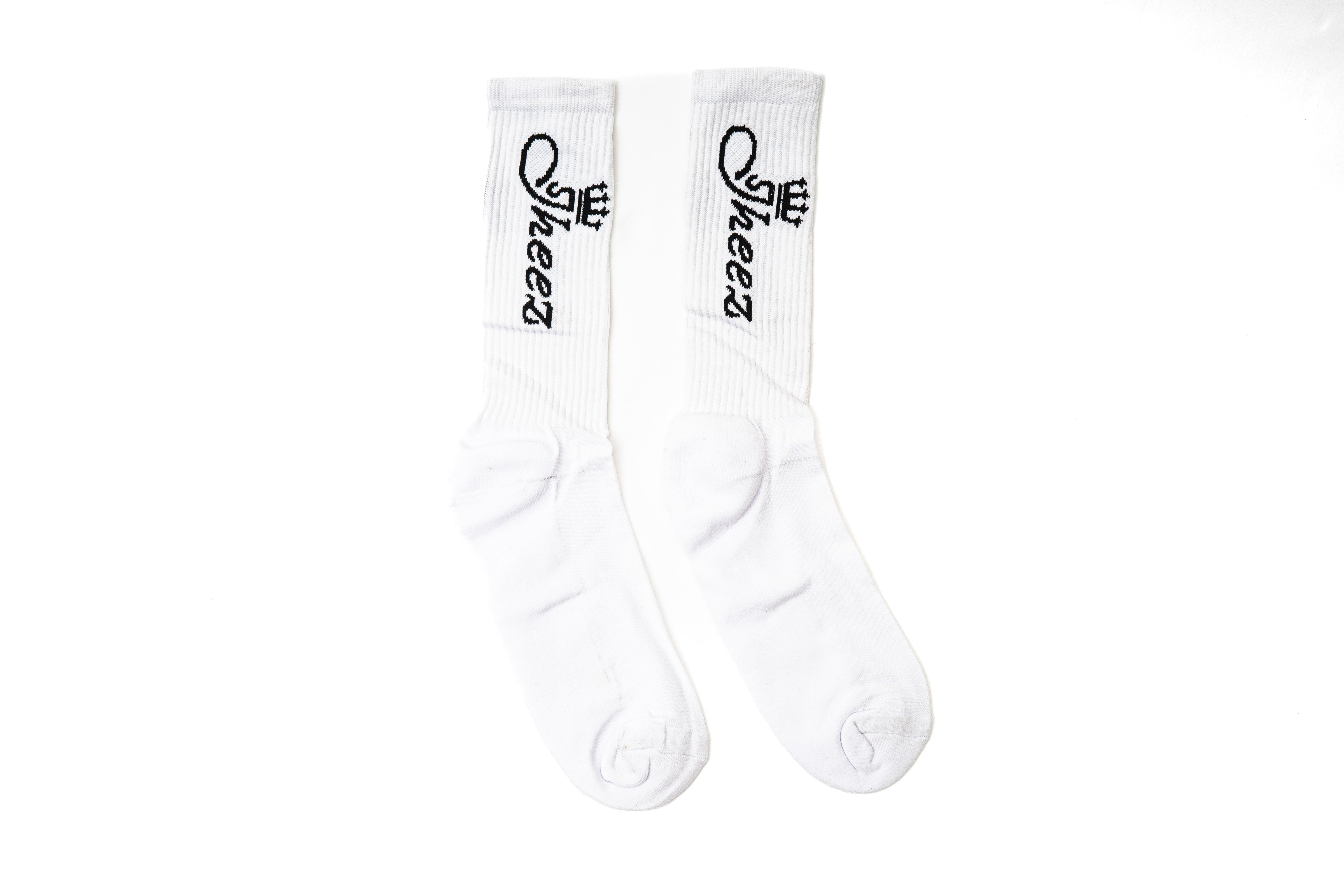 Jheez Large Logo White Socks