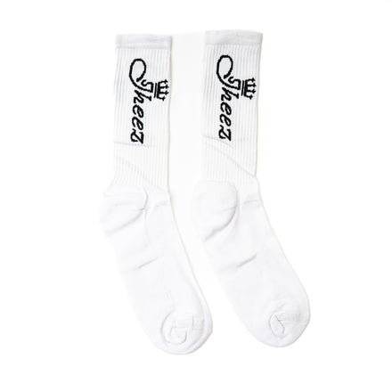 Jheez Large Logo White Socks